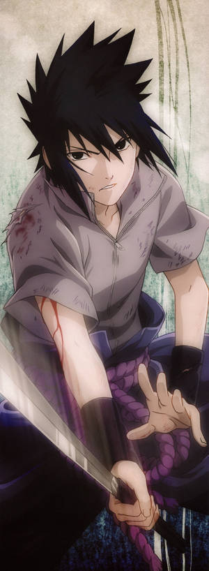 Wounded Sasuke From Naruto Mobile 4k Wallpaper