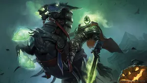Wow Headless Horseman On Steed Wallpaper