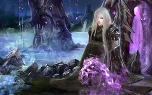 Wow Shadow Priestess Character Wallpaper
