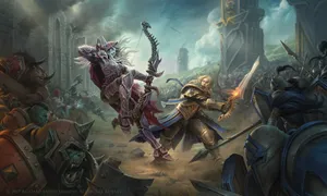 Wow Two Factions Battle Wallpaper