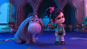 Wreck-it Ralph Eeyore And Vanellope Wallpaper