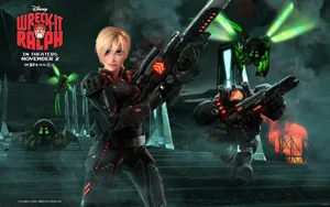 Wreck-it Ralph Sergeant Calhoun Markowski Wallpaper