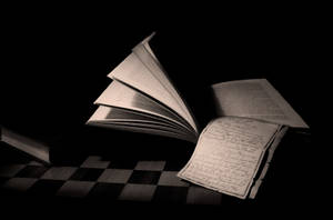 Writter Letter And Reference Book Wallpaper