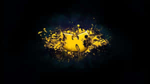 Wu Tang Clan Yellow Splash Logo 4k Wallpaper