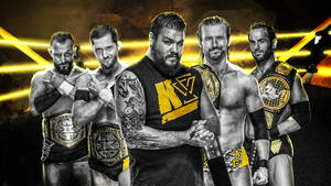 Wwe Nxt Superstars Monochrome Wallpaper