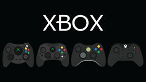 Xbox Series X Controllers Vector Art Wallpaper