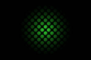 Xbox Series X Green Holes Wallpaper