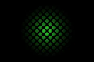 Xbox Series X Green Holes Wallpaper