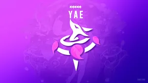 Yae Miko Fox Symbol Wallpaper