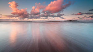 Yahoo Pink Clouds And Ocean Wallpaper