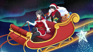 Yandere Simulator Santa’s Sleigh Wallpaper