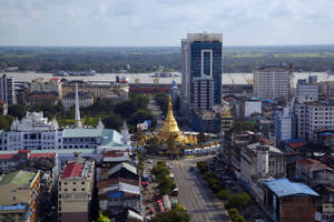 Yangon City At Daytime Wallpaper