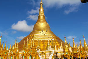 Yangon Shwedagon Daytime Wallpaper