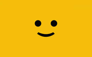 Yellow Aesthetic Smile Wallpaper