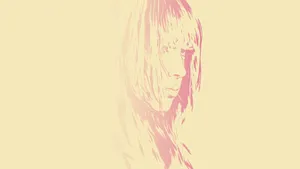 Yellow Art Girl Portrait Wallpaper