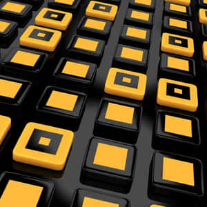 Yellow Buttons Ipad Wallpaper