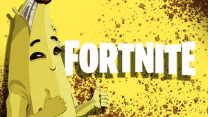 Yellow Fortnite Peely Fan Art Wallpaper