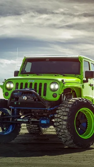 Yellow-green Jeep Wallpaper