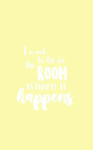 Yellow Hamilton Room Song Wallpaper