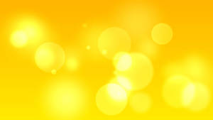 Yellow Hd Bokeh Pattern Wallpaper