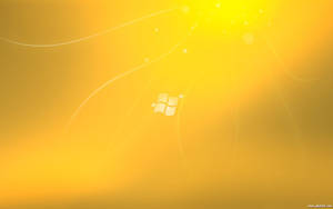 Yellow Hd Windows Logo Wallpaper