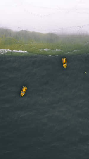 Yellow Jet Skis Wallpaper