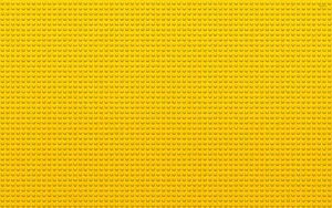 Yellow Lego Inspired Background Wallpaper