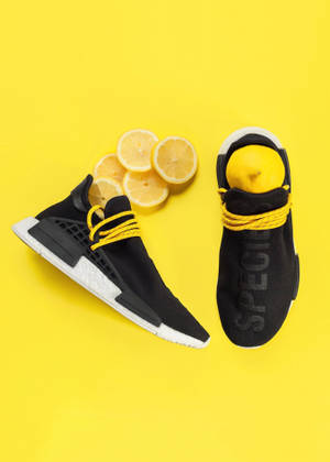 Yellow Lemon Shoes Wallpaper