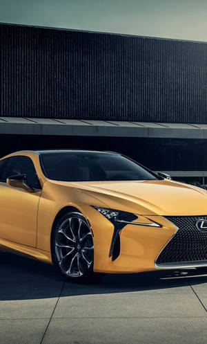 Yellow Lexus Iphone Wallpaper