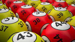 Yellow Red Powerball Wallpaper