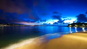 Yellow Sand Beach Wallpaper