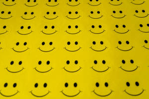 Yellow Smiley Faces Wallpaper