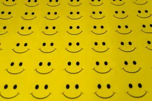 Yellow Smiley Faces Wallpaper