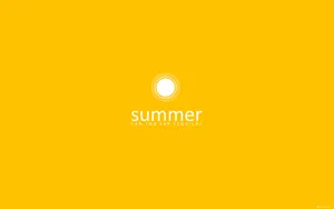 Yellow Summer Quote Wallpaper