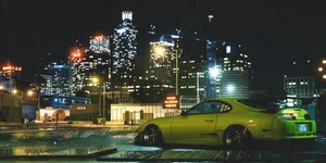 Yellow Toyota Supra Car Wallpaper