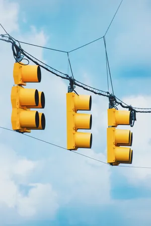 Yellow Traffic Lights Wallpaper