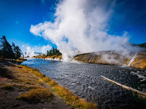 Yellowstone National Park Firehole River Wallpaper