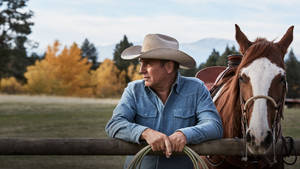 Yellowstone Tv Show Cowboy Horse Wallpaper