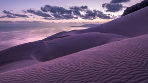 Yemen Desert At Dusk Wallpaper