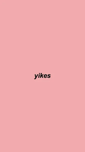 Yikes Text As Pfp Aesthetic Background Wallpaper