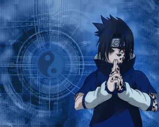 Yin-yang Release By Sasuke Uchiha Wallpaper