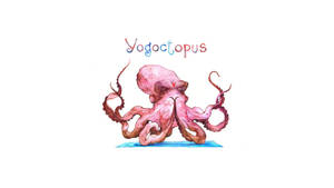 Yoga Octopus Wallpaper