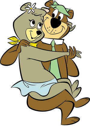 Yogi Bear With Cindy Wallpaper