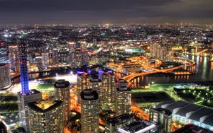 Yokohama Japan Cityscape Wallpaper