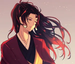 “yoriichi Tsugikuni In Action” Wallpaper