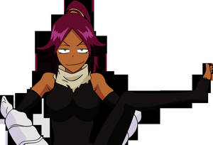 Yoruichi Shihouin Pixel Wallpaper