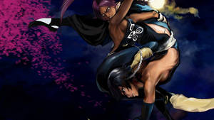 Yoruichi Shihouin With Sui-feng Wallpaper