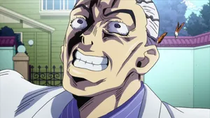 Yoshikage Kira Funny Face Wallpaper
