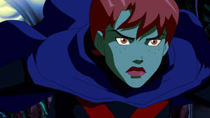 Young Justice Miss Martian Flight Wallpaper