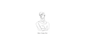 Young Man In Cute White Aesthetic Wallpaper